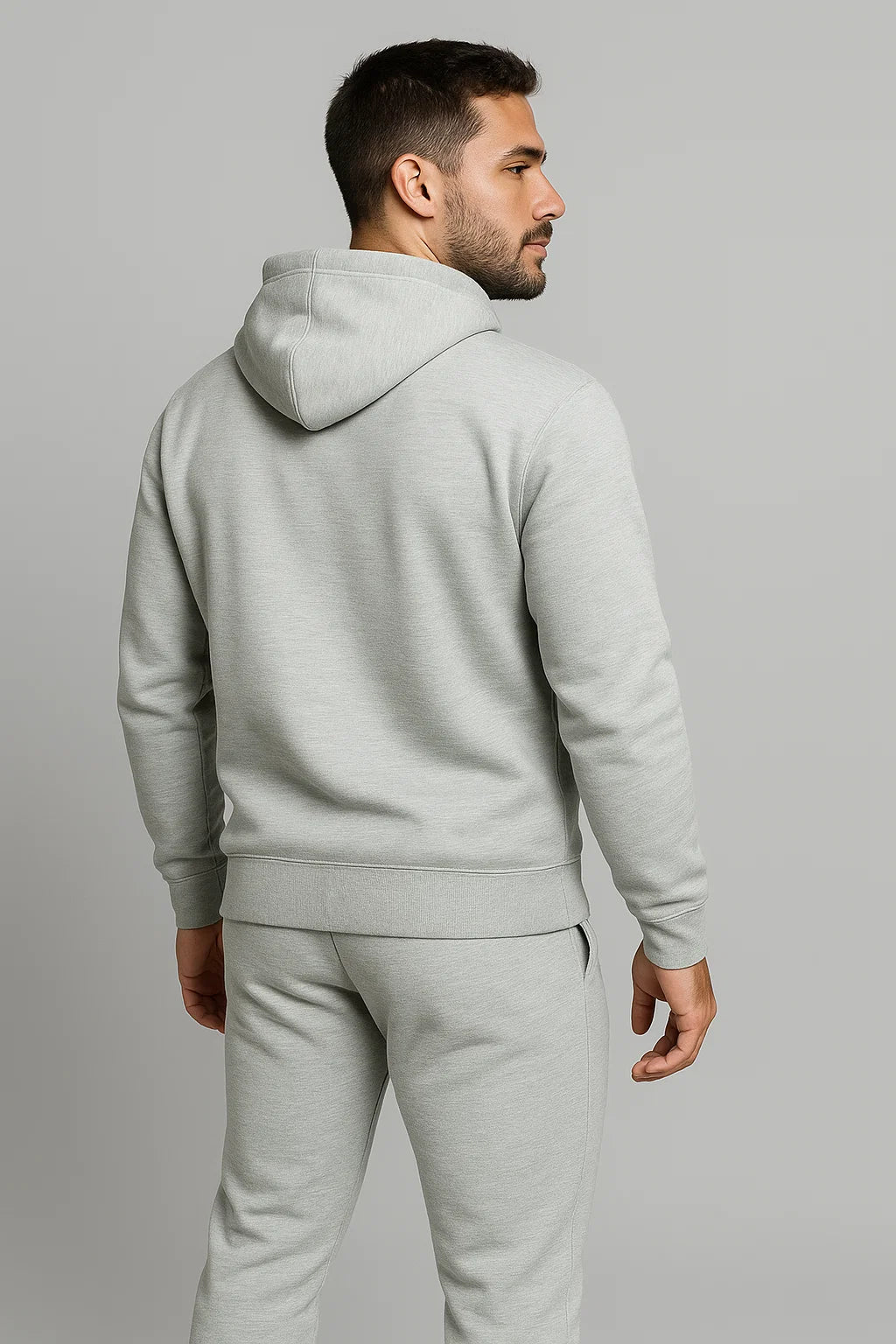 CONJUNTO MOLETOM CINZA.