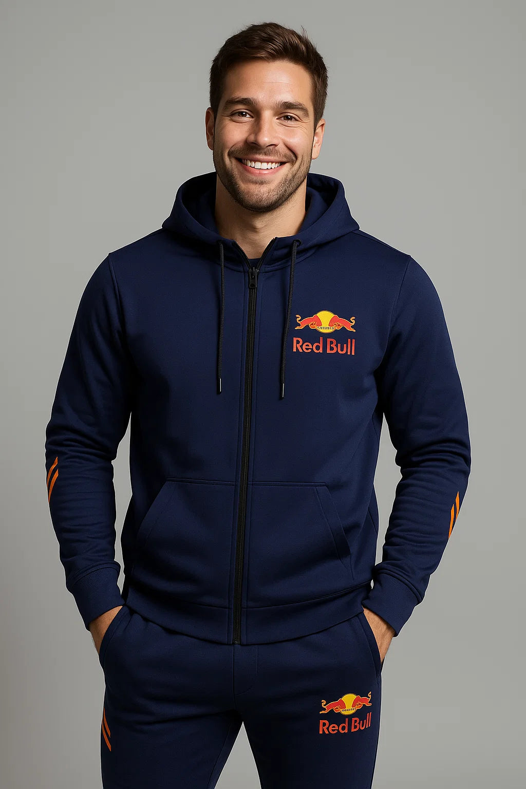 CONJUNTO MOLETOM RED BULL