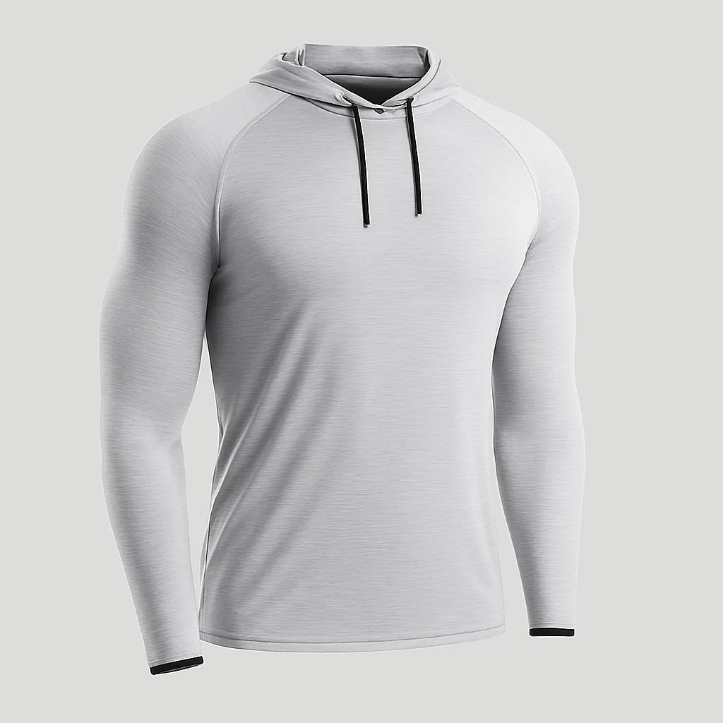 JAQUETA ESPORTIVA COM CAPUZ BRANCO