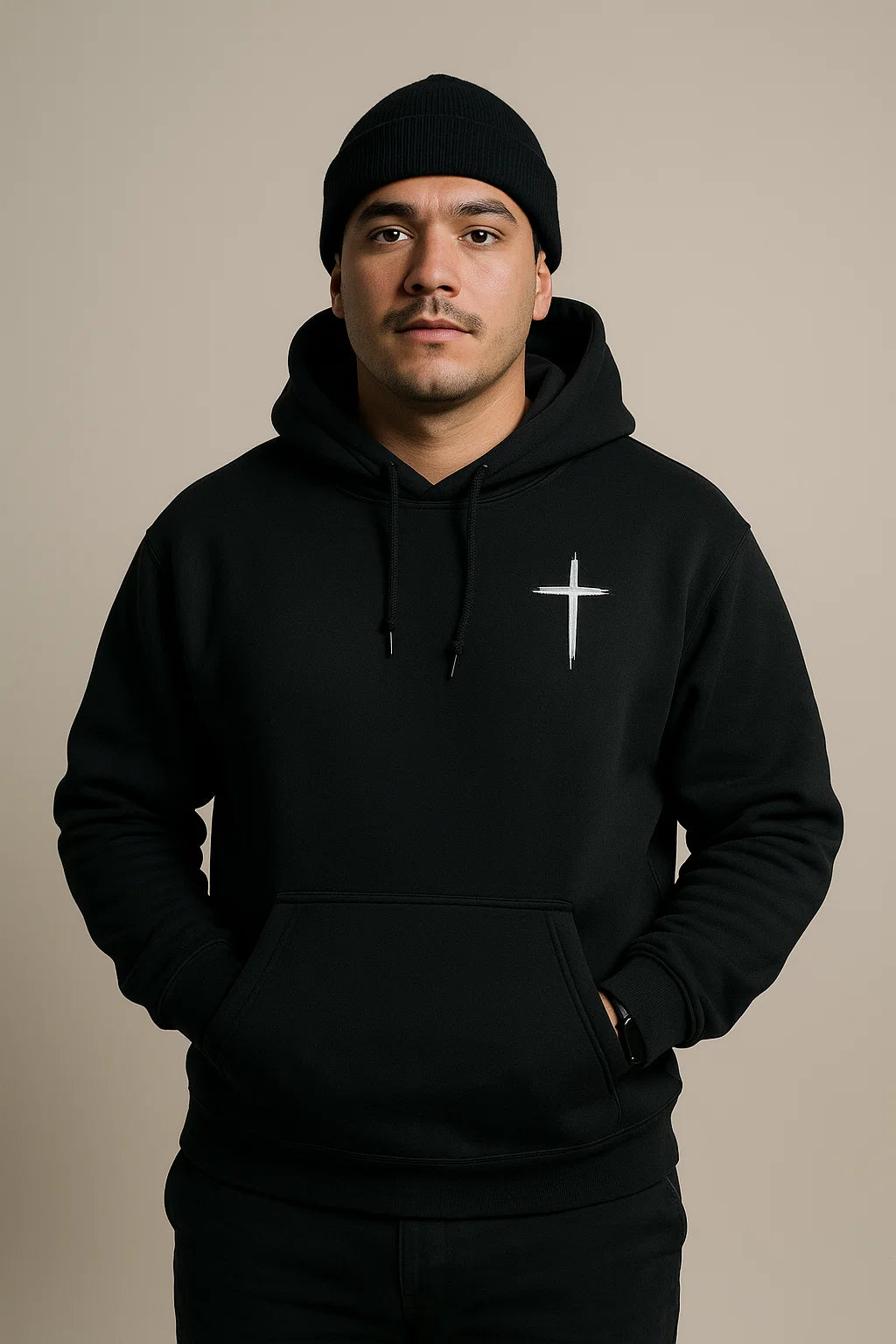 MOLETOM JESUS SAVES PRETO