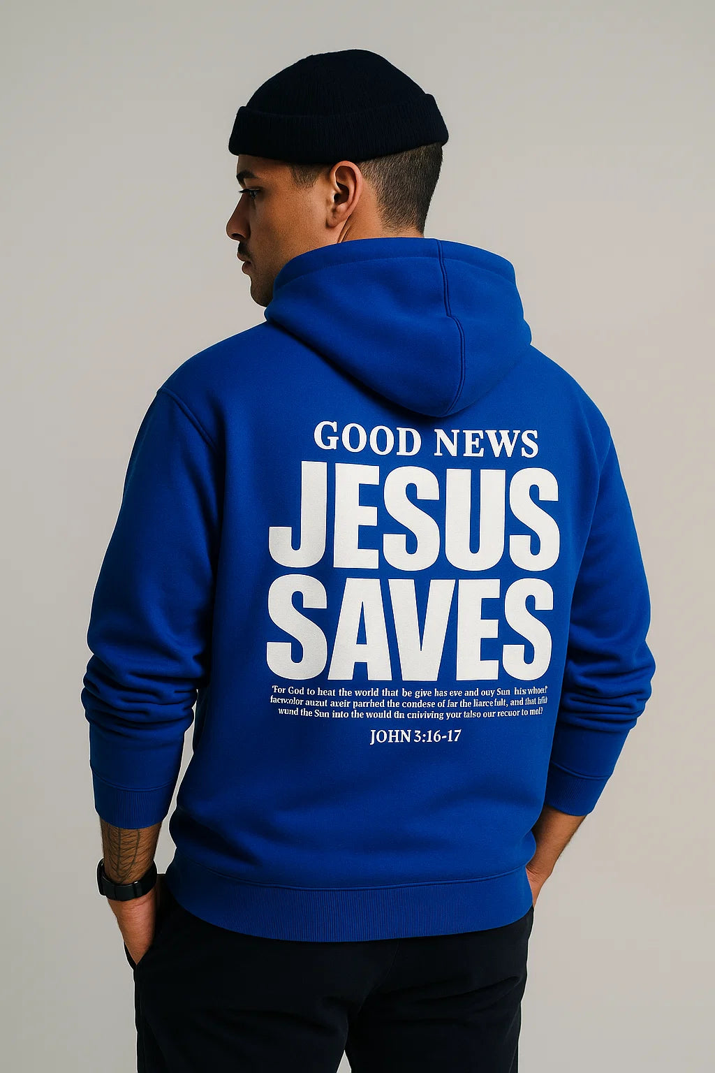 MOLETOM CRISTÃO JESUS SAVES