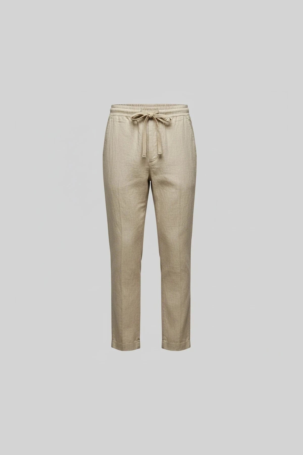 linho calça bege