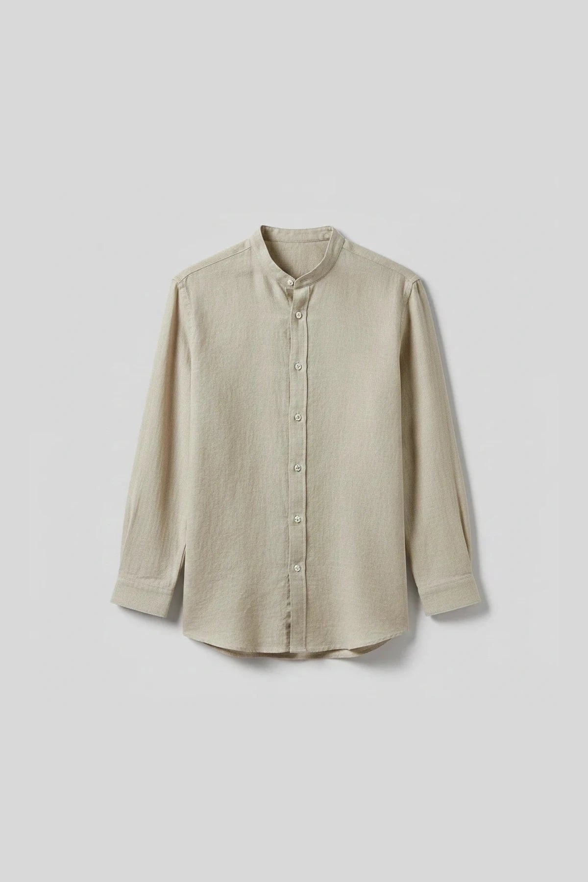 camisa bege linho