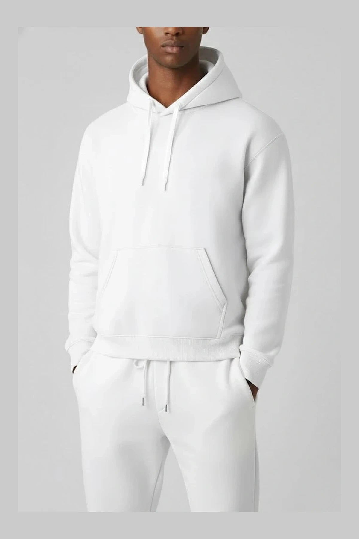 conjunto moletom branco