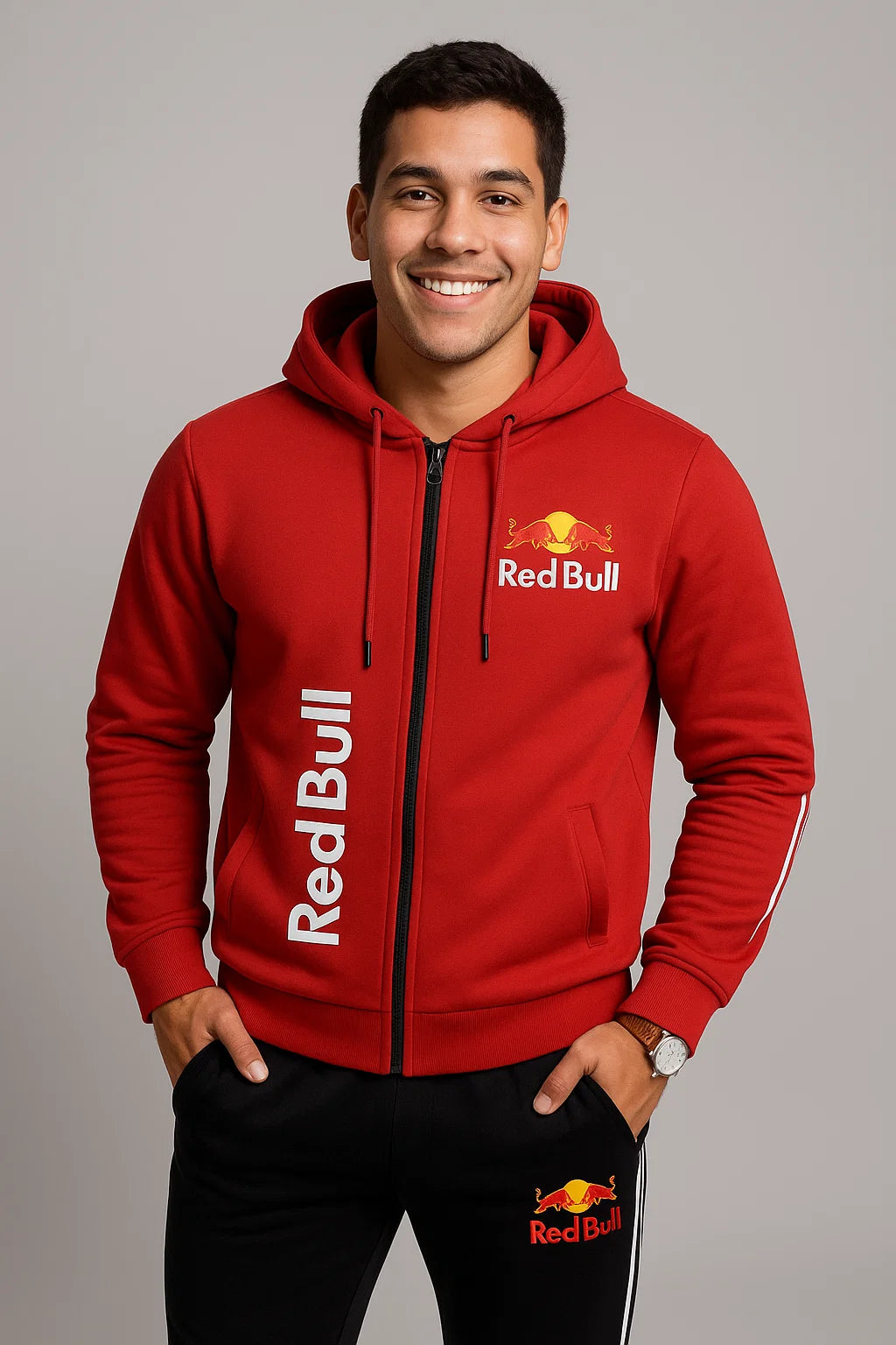 CONJUNTO MOLETOM RED BULL