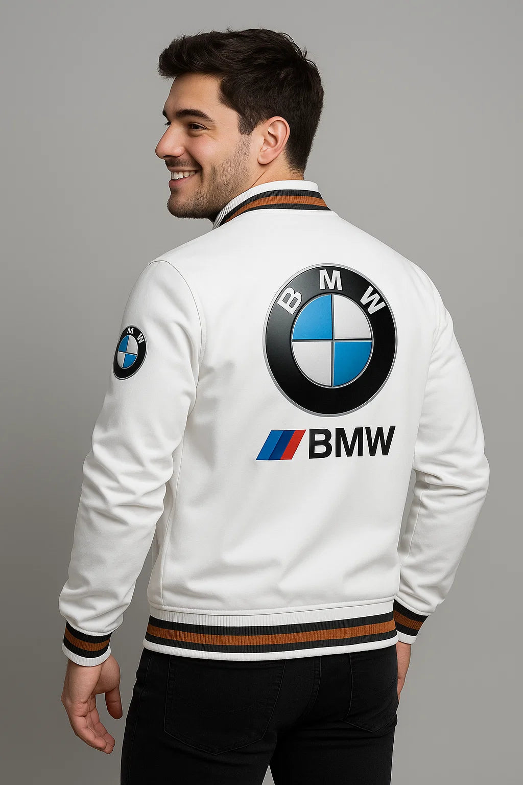 JAQUETA BMW BRANCA.