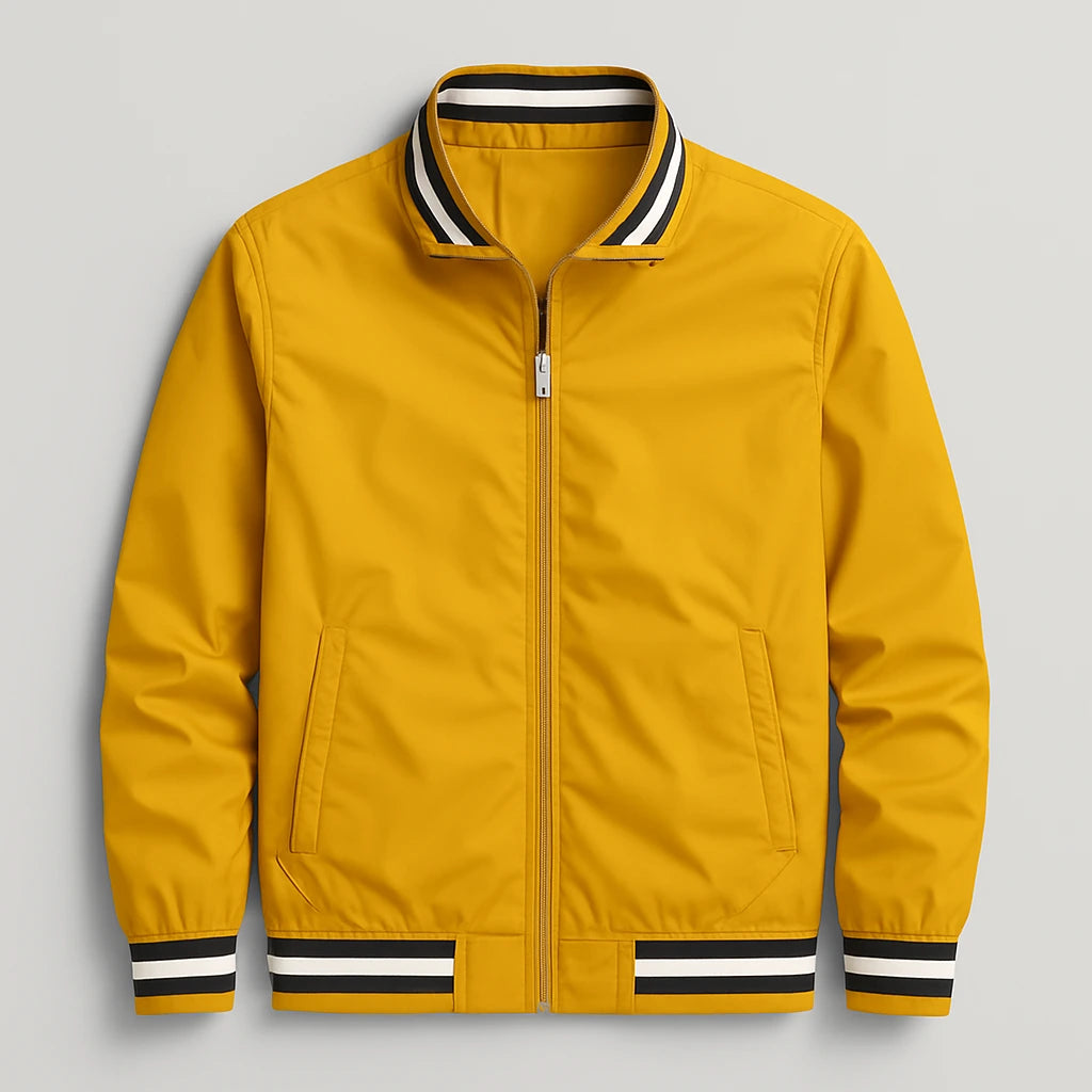 JAQUETA AMARELA CORTA VENTO