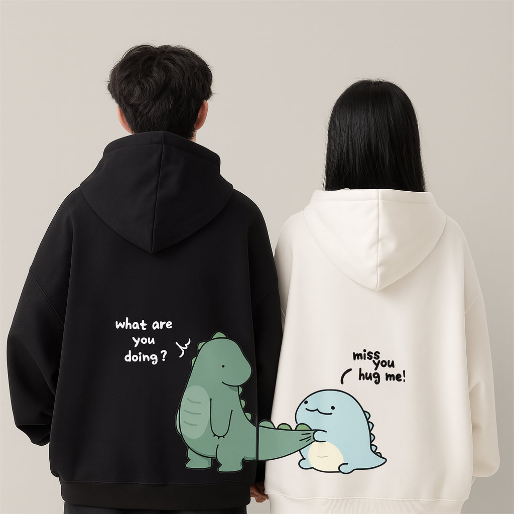 MOLETOM CASAL DINOSSAUROS ANIMADOS