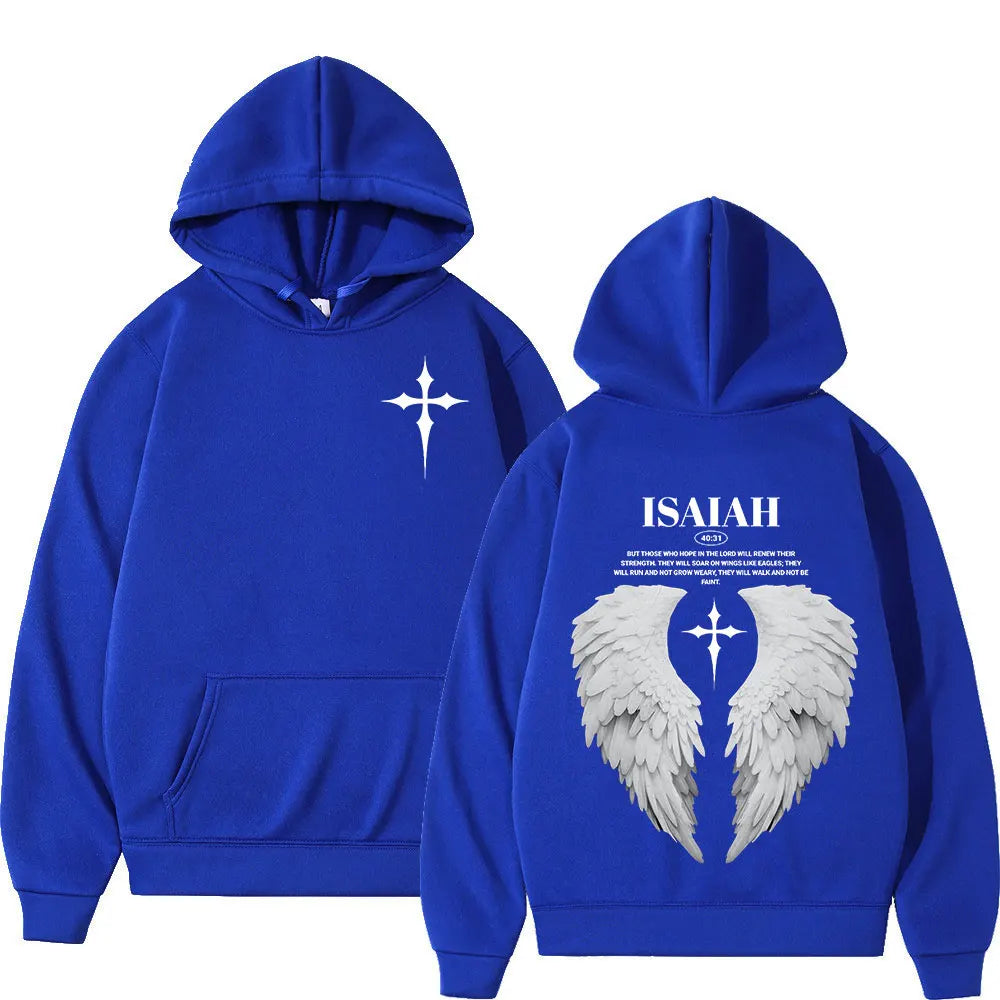 MOLETOM COM CAPUZ BOLSO CANGURU "ISAIAH" AZUL