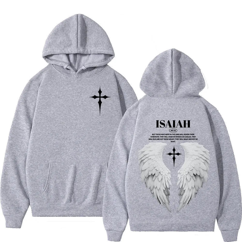 MOLETOM COM CAPUZ BOLSO CANGURU "ISAIAH" CINZA