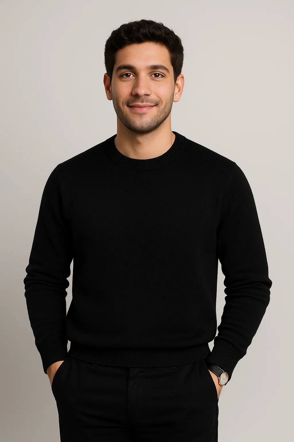 CASACO SUÉTER PRETO