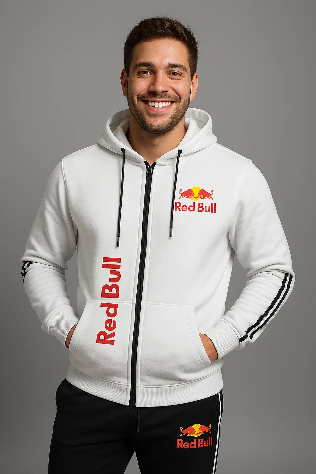 CONJUNTO MOLETOM RED BULL