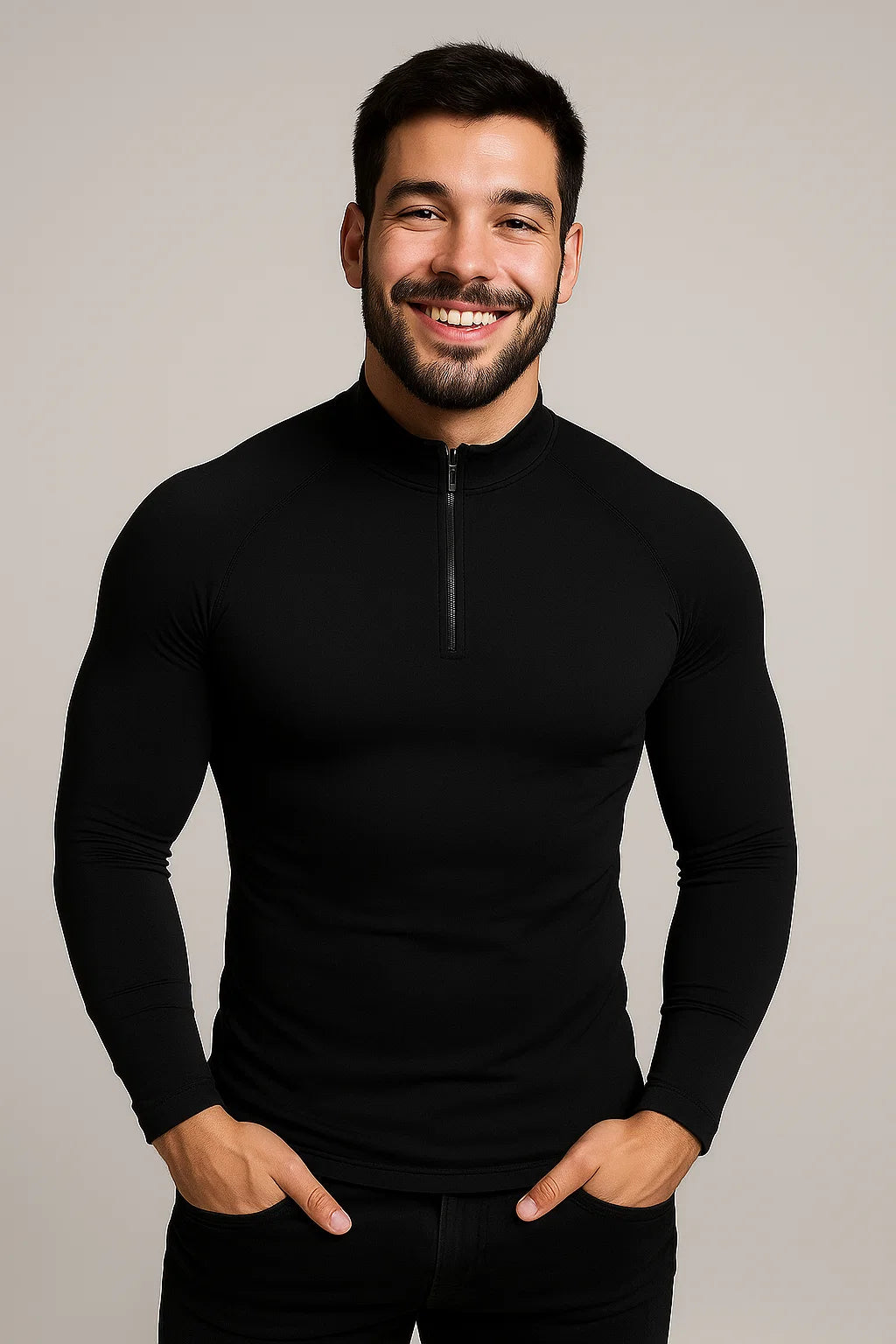 CAMISETA MANGA LONGA DE COMPRESSÃO