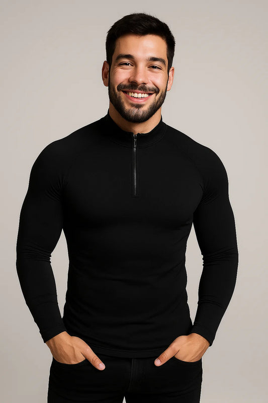 CAMISETA MANGA LONGA DE COMPRESSÃO