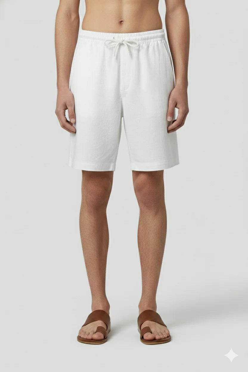 bermuda linho branca