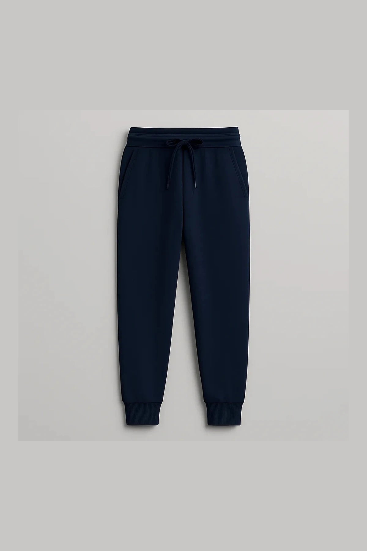 calça azul-marinho moletom