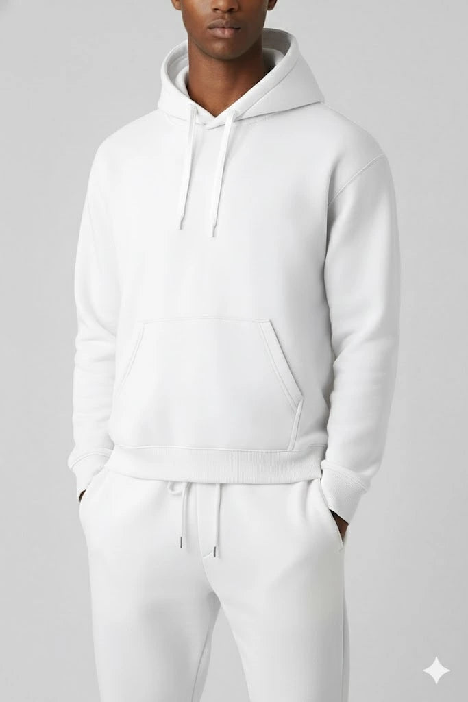 comjunto de moletom branco